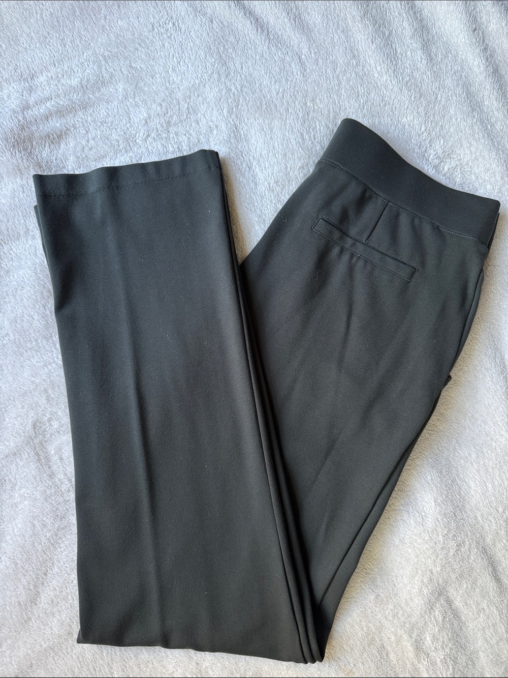 Matty M green forest Wide-Leg Pull-On Trousers